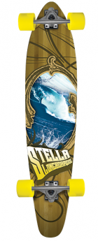 Stella Kicktail Longboard Bambus Serie Deck