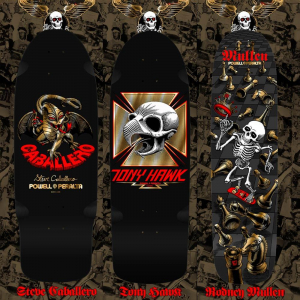 Decks Powell-Peralta Bones Brigade Series 16 Tony Hawk 10.38" Limited Edition Gold Black