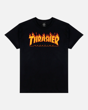 Trasher Flame T-Shirt black