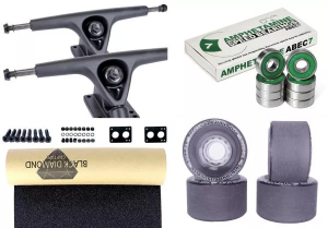 Impact Longboard Achsen Set 180mm Black/Pathfinders Black