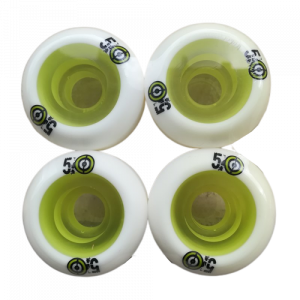 Form Solid 51mm 99a Core Skateboard Wheels - white/green