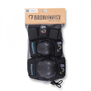 NEMO BOARDS x BroTection, Basic Protection Set, Schoner-Set  Black  Size S