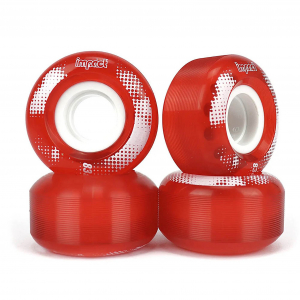 Impact Cruiser Wheels Clear Red 55mm 83A