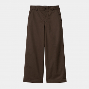 Carhartt W Ankle Pant Gr. 27 - Glencheck Tobacc