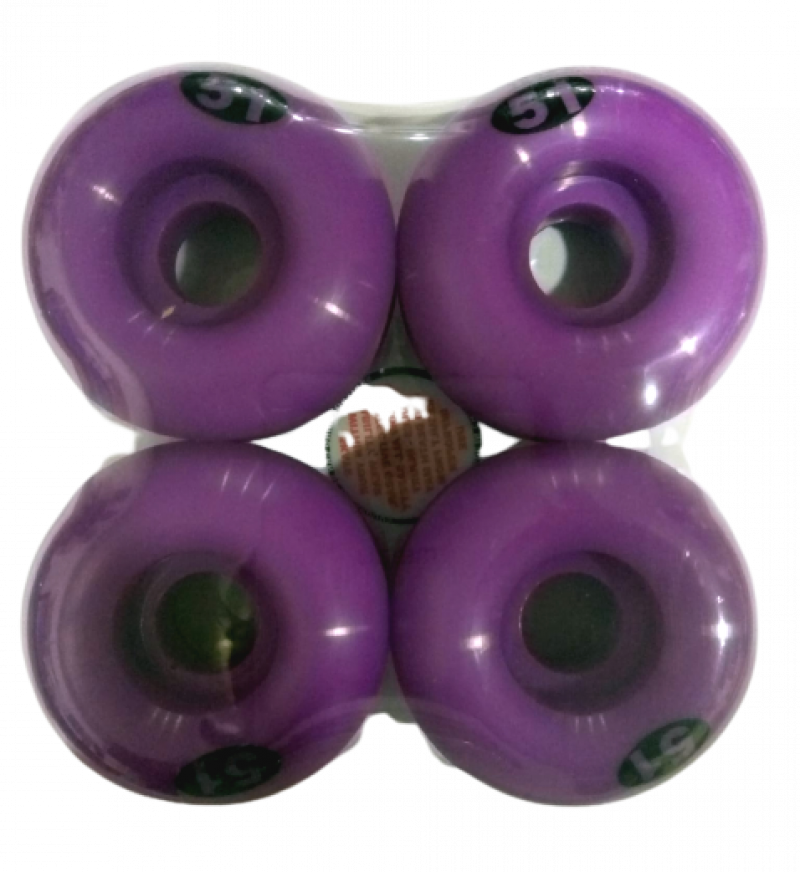Form Solid 51mm 99a Skateboard Wheels - purple
