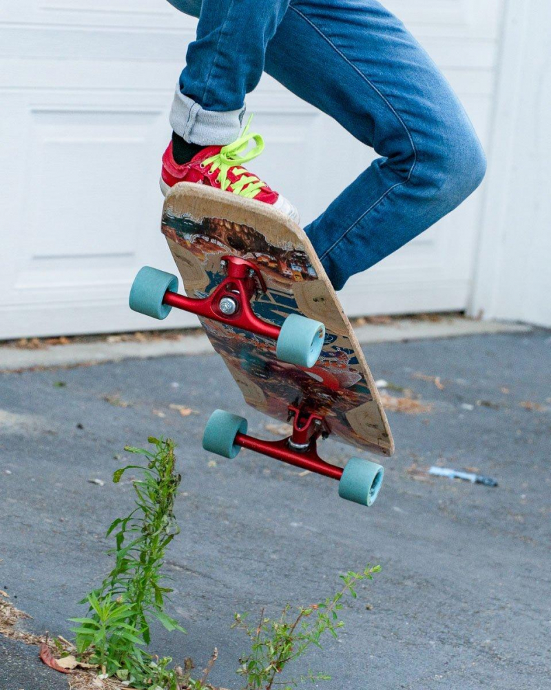 Trucks Longboard Paris 180mm 50° Scarlet red