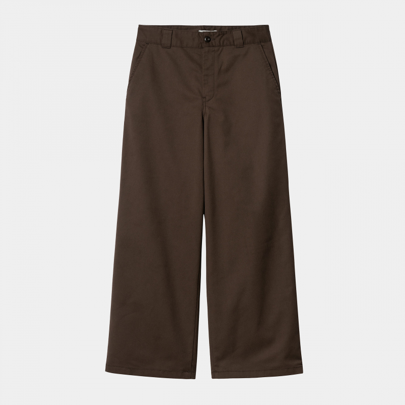 Carhartt W Ankle Pant Gr. 27 - Glencheck Tobacc