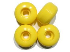 Blank Skateboard Wheels yellow 99a 54mm