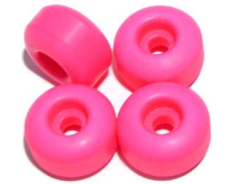 Blank Skateboard Wheels neon pink 99a 54mm